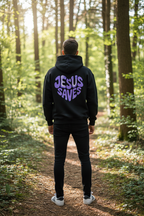 Oversized Hoodie - Back Print - JESUS SAVES