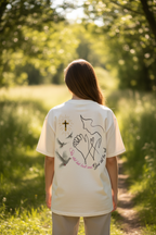 Oversized T-shirt - She Did - Back Print