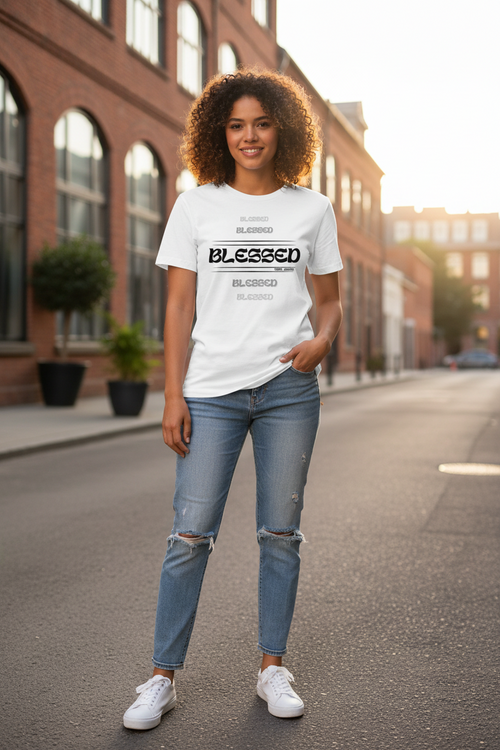 „Blessed" – Faith Statement Tee | Unisex