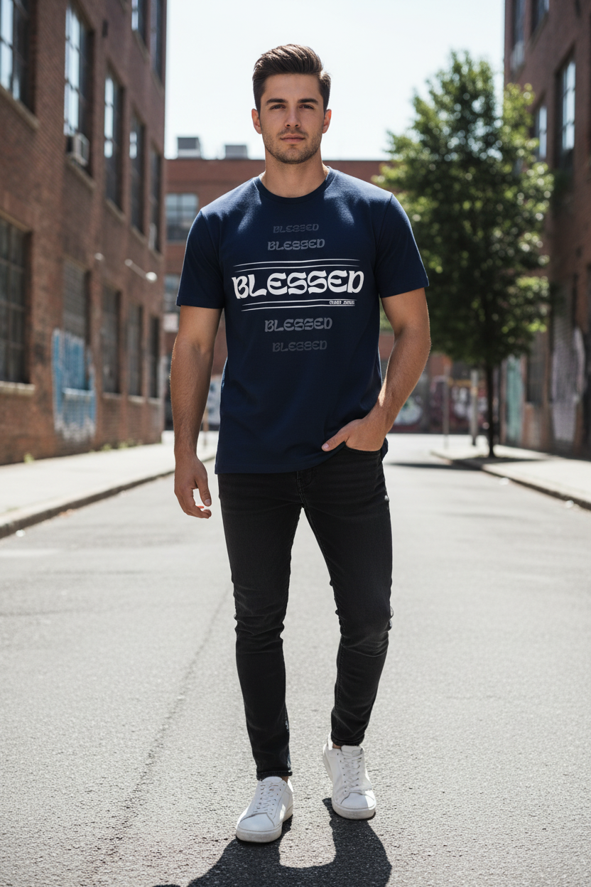 T-Shirt "Blessed"